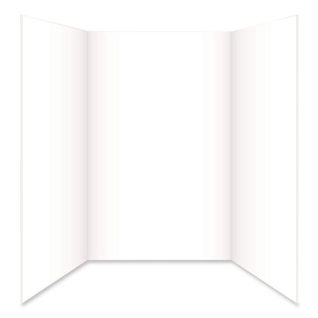  | Royal Brites 20317 28 in. x 40 in. 0.19 in. Thick Tri-Fold Foam Board - White/White