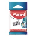 Pencil Sharpeners | Maped Helix 006600 Classic 1-Hole Metal Pencil Sharpener, 2.26 x 0.49 x 4.33, Silver image number 0