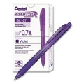 Pens | Pentel BL107-V 0.7 mm EnerGel-X Gel Pen - Medium/Violet Ink/Translucent Violet/Violet Barrel (1-Dozen) image number 0