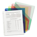 Sheet Protectors | Smead 89505 Organized Up 2-Section Poly Slash Jackets - Letter Size/Assorted Colors (5/Pack) image number 1