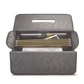 Office & Office Supplies | SOLO B151410 Morgan 18.13 in. x 7.13 in. x 13.5 in. Recycled Rolling Catalog Case Fits Devices Up to 17.3 in. - Black/Gray image number 2