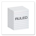 Flash Cards | Oxford 10009EE 3 x 2.5 Ruled Mini Index Cards - White (200/Pack) image number 2