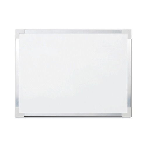 White Boards | Flipside 17641 48 in. x 36 in. Framed Dry Erase Board - White Surface, Satin Aluminum Frame image number 0