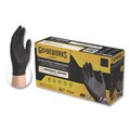 Disposable Gloves | Ammex GWBEN46100 6 mil Powder-Free Nitrile Exam Gloves - Large, Black (1000/Carton) image number 2