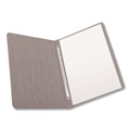 File Folders | Oxford 12905 8.5 in. x 11 in. 3 in. Capacity 2-Prong Metal Fastener Heavyweight PressGuard and Pressboard Report Cover - Gray image number 1