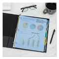 Back to School Sale | Avery 16170 Write and Erase Big Tab 11 in. x 8.5 in. 5-Tab 3-Hole Punched Durable Plastic Dividers - Assorted (1-Set) image number 7