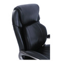 Office Chairs | SertaPedic 48964 Supports Up to 400 lbs. 19 in. to 22 in. Seat Height Cosset Big and Tall Executive Chair - Black Seat/Back, Slate Base image number 5