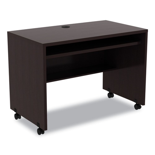 Office Desks & Workstations | Alera ALEVA204224ES Valencia Series 41.38 in. x 23.63 in. x 30 in. Mobile Workstation Desk - Espresso image number 0