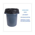 Trash & Waste Bins | Boardwalk H6036HBK 30 in. x 36 in. 30 gal. 0.65 mil Linear Low Density Industrial Flat Pack Can Liners - Black (200/Carton) image number 3