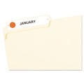 Labels | Avery 05051 0.5 in. Diameter Handwrite Only Self-Adhesive Removable Color-Coding Labels - Neon Red (840/Pack) image number 1