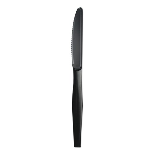 Cutlery | Boardwalk BWKKNIFEHWPPBLA Heavyweight Polypropylene Knife - Black (1000/Carton) image number 0