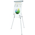 Easels | MasterVision FLX05102MV Adjusts 38 in. to 69 in. High Metal Telescoping Tripod Display Easel - Silver image number 2