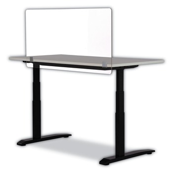 OFFICE FURNITURE ACCESSORIES | Safco 7516CL 47.5 in. x 2.5 in. x 23.5 in. Wellness Panel - Acrylic/Clear