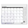 Back to School Sale | House of Doolittle 197 22 in. x 17 in. 12-Month (Jan-Dec) 2026 Recycled Desk Pad Calendar - Wild Flowers Artwork image number 5