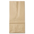 Food Service | Ross & Wallace Paper Products 100316500PK/BL 7.75 in. x 4.75 in. x 16 in. #16 Size Grocery Paper Bags - Kraft (500/Bundle) image number 1