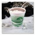  | Dart 12J16H 12 oz. Horizon Hot/Cold Foam Drinking Cups - Green/White (1000/Carton) image number 4