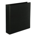 Binders | Universal UNV20745 11 in. x 8.5 in. 2 in. Capacity 3 Rings Slant D-Ring View Binder - Black image number 1