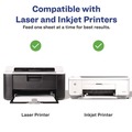 Avery | Avery 05919 80 lbs. 4.25 in. x 5.5 in. Printable Postcards for Inkjet/Laser Printers - Matte Ivory (100 Cards, 4 Cards/Sheet, 25 Sheets/Pack) image number 5