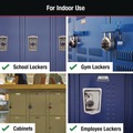 Office & Office Supplies | Master Lock 1500D 1.87 in. Wide Stainless Steel Combination Lock - Silver image number 3