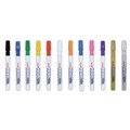 Back to School Sale | uni-ball 63721 Fine Bullet Tip Permanent Marker - Assorted Colors (12/Set) image number 1