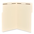 File Folders | Universal UNV13520 1/3-Cut Tabs Reinforced Top Tab Folders with Fasteners - Legal Size, Manila (50/Box) image number 0