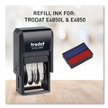 Stamps & Stamp Supplies | Trodat P4850BR 0.19 in. x 1 in. Printy Replacement Pad for Trodat Self-Inking Stamps - Blue/Red image number 1