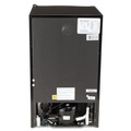 Breakroom Supplies | Avanti RM4436SS 19 1/2 in. W x 22 in. D x 33 in. H 4.4 Cubic Feet Refrigerator - Black/Stainless Steel image number 3