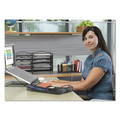 Office Desks & Workstations | Safco 2161BL 12.25 in. x 12.25 in. x 2 in. Onyx Mesh Laptop Stand - Black image number 3