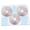 Binders | Innovera IVR39301 Two-Sided CD/DVD Pages for a Three-Ring Binder - Clear (10/Pack) image number 2