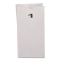 Food Service | Ross & Wallace Paper Products 120301500PK/BL Grocery Paper Bags, 1# Size, 30# Basis Weight, 3.5-in x 2.25-in x 6.63-in, White, 500/Bundle image number 2