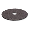 Sponges & Scrubbers | 3M 7300-17 17 in. Diameter Low-Speed High Productivity Floor Pads 7300 - Black (5/Carton) image number 2