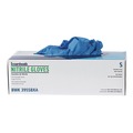 Disposable Gloves | Boardwalk 395SCTA 5 mil Disposable Powder-Free Nitrile Gloves - Small, Blue (1000/Carton) image number 2
