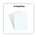 Notebooks & Pads | Universal UNV11000 8.5 in. x 11 in. Glue Top Pads - Legal Rule, White (1 Dozen) image number 6