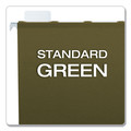 File Folders | Pendaflex 42620 1/3-Cut Ready-Tab Reinforced Letter Size Hanging File Folders - Standard Green (25/Box) image number 3