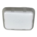 Food Trays, Containers, and Lids | GEN 20KWH 12 in. x 8.7 in. x 2.45 in. No. 20K Foam Meat Trays - White (125/Carton) image number 2