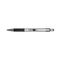 Pens | Zebra 27310 F-301 Bold 1.6 millimeter Retractable Ballpoint Pen - Black Ink/Stainless Steel/Black Barrel (1-Dozen) image number 1