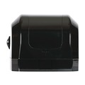 Paper & Dispensers | Boardwalk T7470BKBW 13.25 in. x 10.25 in. x 16.25 in. Hands Free Mechanical Towel Dispenser - Black image number 3