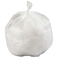Trash Bags | Inteplast Group S334013N 33 gal. 13 microns 33 in. x 40 in. High-Density Interleaved Commercial Can Liners - Clear (25 Bags/Roll, 20 Rolls/Carton) image number 2