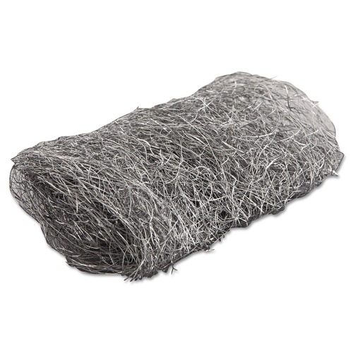 Just Launched | GMT 117007 #4 Extra Coarse Industrial-Quality Steel Wool Hand Pads - Steel Gray (192/Carton) image number 0