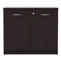 Office Filing Cabinets & Shelves | Alera ALEVA613622ES Valencia Series 34.13w x 22.78d x 29.5h Storage Cabinet - Espresso image number 1