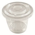 Food Trays, Containers, and Lids | Boardwalk BWKPRTN55TS 5.5 oz Plastic Souffle/Portion Cups - Translucent (2500/Carton) image number 3