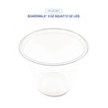 Cups and Lids | Boardwalk BWKPET9S 9 oz. Squat PET Cold Cups - Clear (1000/Carton) image number 6