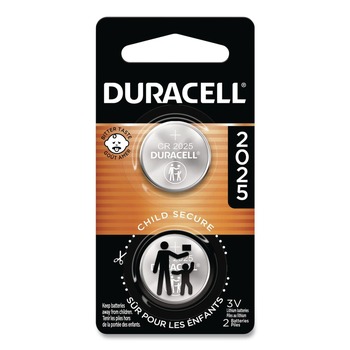 Duracell DURDL2025B2PK 2025 Lithium Coin Batteries (2/Pack)