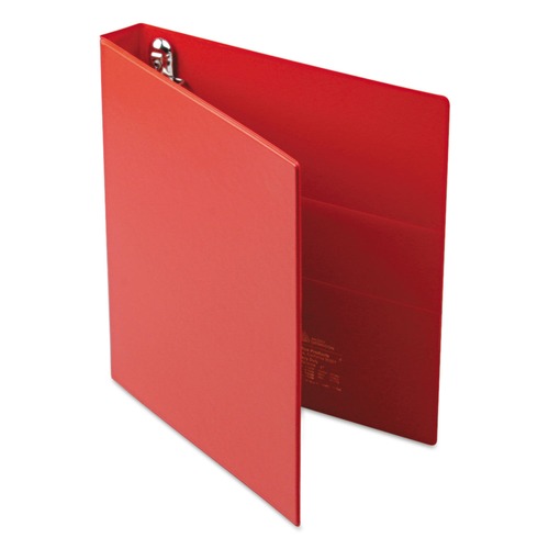 Binders | Avery 79589 Heavy-Duty 1 in. Capacity 11 in. x 8.5 in. 3 Ring Non-View Binder with DuraHinge and One Touch EZD Rings - Red image number 0