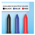 Back to School Sale | Paper Mate 2124520 Write Bros. 1.2 mm. Bold Stick Ballpoint Pen - Black Ink, Black Barrel (1-Dozen) image number 2