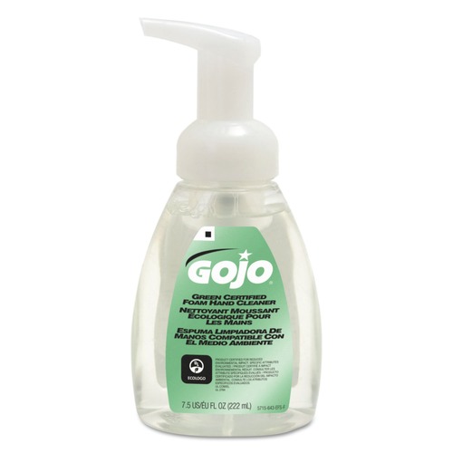 Hand Soaps | GOJO Industries 5715-06 7.5 oz Green Certified Foam Soap - Fragrance-Free (6/Carton) image number 0