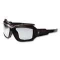 Safety & First Aid | Ergodyne 56080 Skullerz Loki Nylon/Polycarb Safety Glasses/Goggles - Black Frame/Indoor/Outdoor Lens image number 1