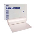 Trash Bags | Boardwalk V8046MNKR02 40 in. x 46 in. 45 gal. 10 mic High-Density Can Liners - Natural (250/Carton) image number 1