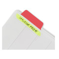 Dividers & Tabs | Avery 74866 2.5 in. x 1 in. 1/5-Cut Ultra Tabs Repositionable Tabs - Assorted Colors (48/Pack) image number 2