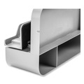 Office Desks & Workstations | Deflecto 400002 9 x 6.17 x 3.5 Standing Desk Organizer - Large/Gray image number 4
